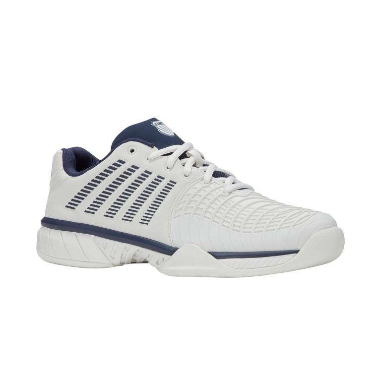 KSwiss Tennisschuhe Express Light 3 Indoor/Carpet/Teppich 2025 weiss/blau Herren